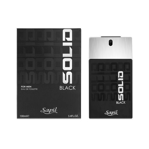 Buy Sapil Solid Black Deo Eau De Toilette For Men 100ml Online Shop Beauty Personal Care On Carrefour Uae