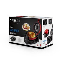 Saachi Bundt Cake Maker NL-CM-2251-RD With An Automatic Temperature Control