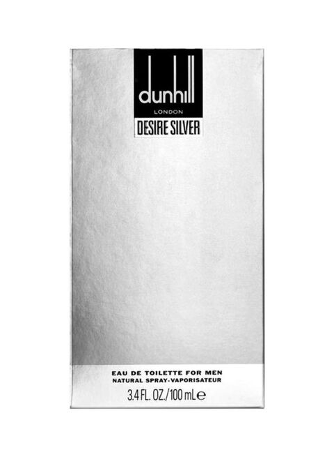 Alfred Dunhill Desire Silver Eau De Toilette For Men - 100ml