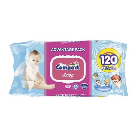 Ultra Compact Wet Wipes Angels 120 Wipes