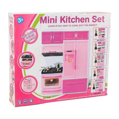 Mini kitchen store set for toddlers
