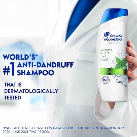 Head &amp; Shoulders Menthol Refresh Anti-Dandruff Shampoo For Itchy Scalp 1L