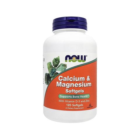 Now Foods Calcium &amp; Magnesium 120 Softgels