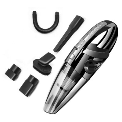 Fresh Fab Finds Black Powerful Handheld Car Vacuum Cleaner - 120W, 8000PA,  Cordless, Wet/Dry, Accessory Kit