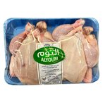 اشتري اليوم دجاج كامل طازج فاخر ٧٠٠ غرام × عبوة من قطعتين في الكويت