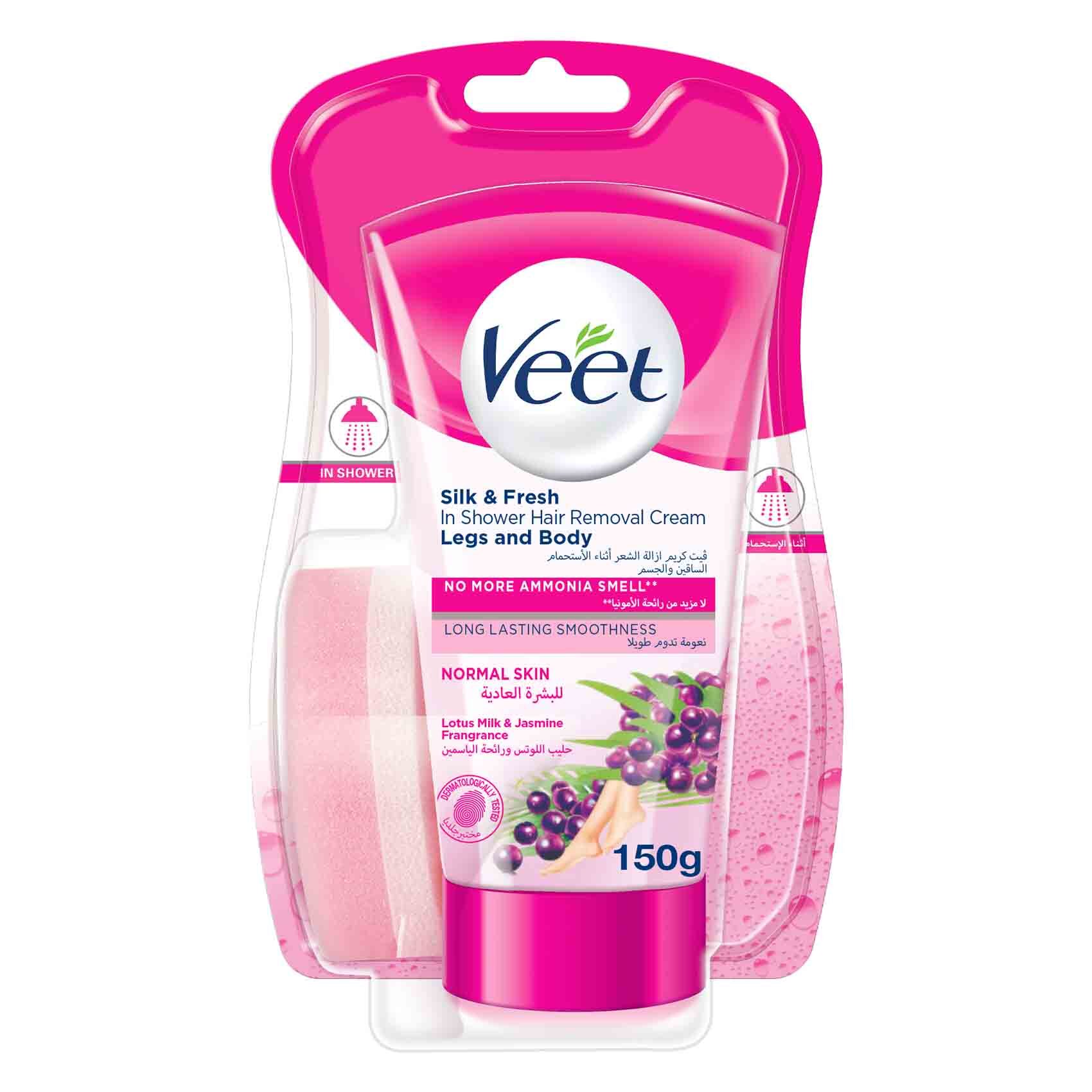 VEET® Silk & Fresh™ In Shower Hair Removal Cream - Dry Skin (Canada)