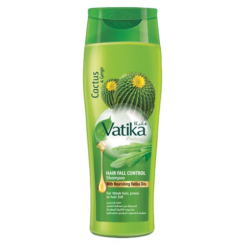 Dabur Vatika Naturals Hair Fall Control Shampoo With Cactus And Gergir White 200ml