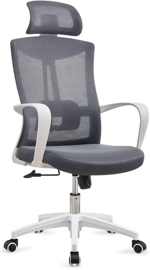 Grey chair deals with arms