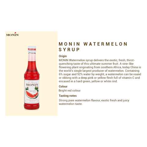Monin Syrup Watermelon Flavor 250 Ml