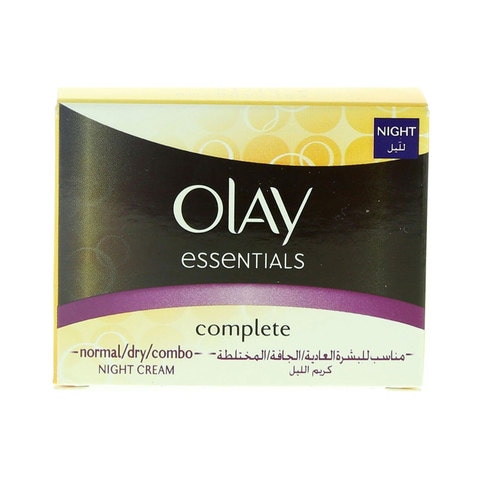 Olay essentials complete normal &amp; dry &amp; combo skin night cream 50 ml
