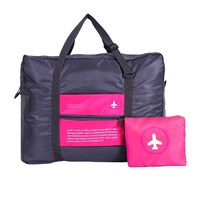 Aiwanto Foldable Duffel Bags Gym Bag Travel Bag Luggage Carry on Bag(Pink)