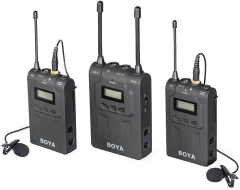Boycj|#Boya Boya By-Wm8 Uhf Dual Channel Wireless Microphone Systems - (Pack Of1)