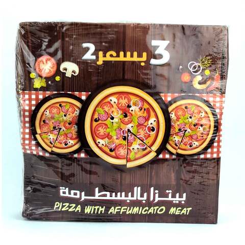 اشتري شيف ميمو بيتزا بالبسطرمة - 3 قطع في مصر