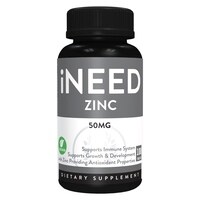 iNeed Zinc 50mg Dietary Supplement 100 Tablets