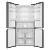 Haier 585L Net Capacity Side-By-Side French Door Refrigerator Black HRF-820BG