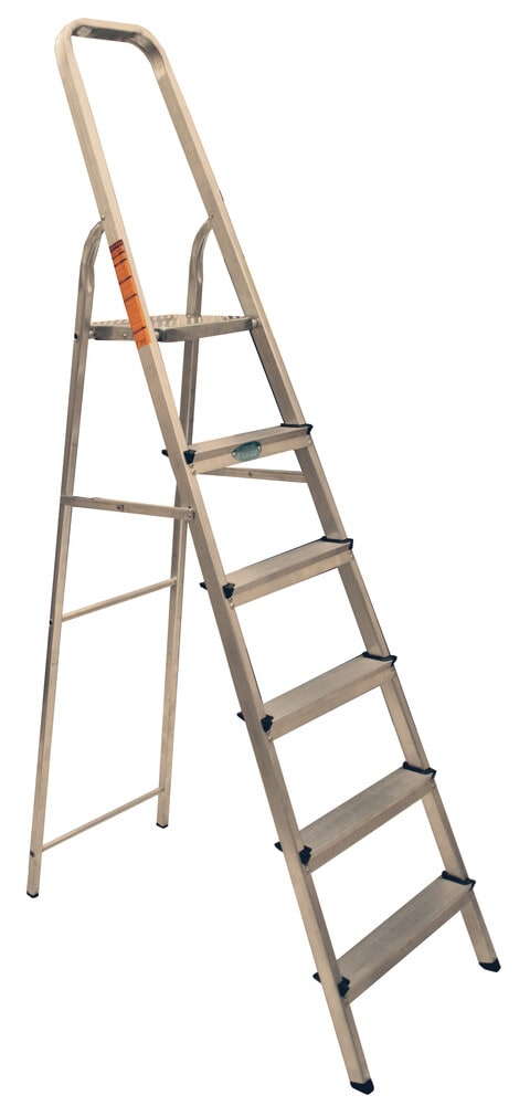 Penguin - Aluminium Platform Ladder: Step 6, 1.4m-platform height