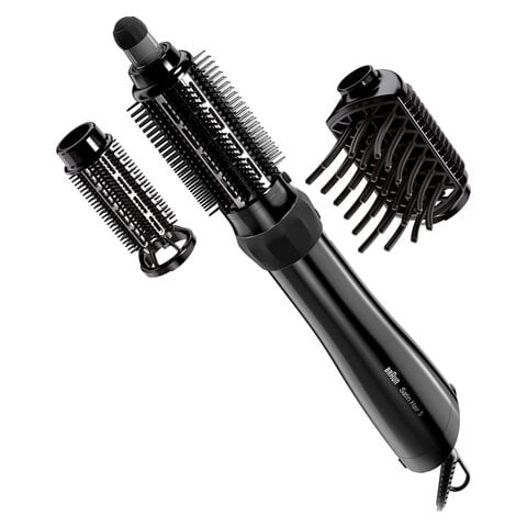 Braun Satin Hair 5 AS 530 Hair Airstyler With Style Pro 2 Styler And Volumizer Attachment 1000W Black