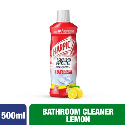 Buy Harpic Bathroom Cleaner Lemon 500ml Online - Shop Cleaning