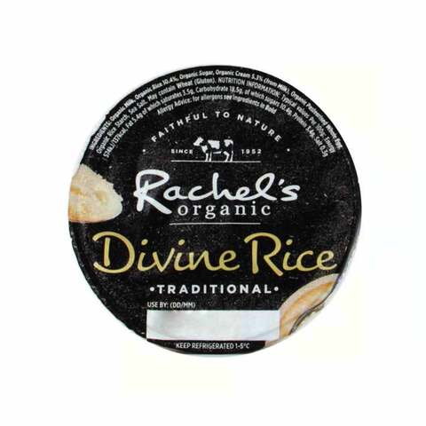 Rachel&#39;s Organic Divine Rice Cream 150g