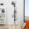 Decdeal - HOME ORGANIZER Steel Standing Coat Rack with Hooks Clothes Jacket Hat Umbrella Organizer Holder Furniture for Home Bedroom Entryway