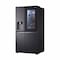 LG Fridge GR-X267CQES 674 Litre Metal Black (Plus Extra Supplier&#39;s Delivery Charge Outside Doha)