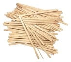 Buy Party Time 200-Pieces Disposable Wooden Coffee Stirrer Blender Tea Drink Milkshake Stirrer - Eco Friendly Biodegradable Compostable - Party Supplies in UAE