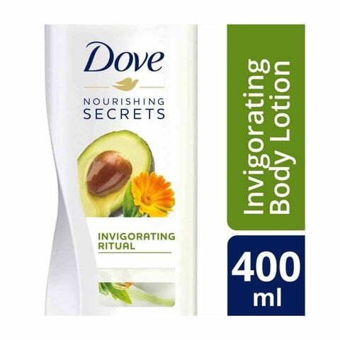 Dove  Body Lotion  Invigorating Ritual Avocado Oil And Calendula Extract  400ml