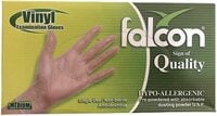 lavish Falcon Vinyl Gloves Pre Powder Medium (1 Pack X 100 Pieces)