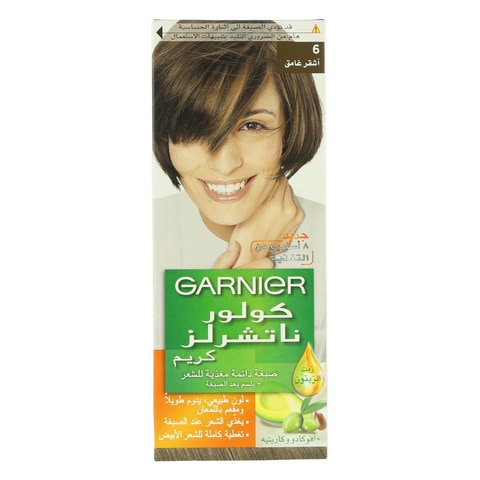 Garnier Colour Naturals Creme Nourishing Permanent Hair Colour 6 Dark Blonde 110ml