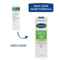 Cetaphil Daily Facial Moisturizer Spf 50, 1.7 Fl Oz Pack Of 2, Gentle Facial Moisturizer For Dry To Normal Skin Types, No Added Fragrance, Dermatologist Recommended Brand (Packaging May Vary)