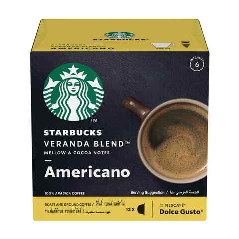 Starbucks Dolce Gusto Veranda Blend Mellow And Cocoa Notes Coffee 102g