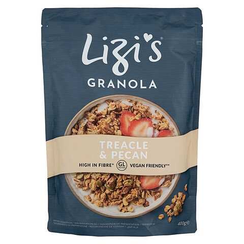 Buy Lizis  Treacle And Pecan Granola Wholegrain Cereal 400g in UAE
