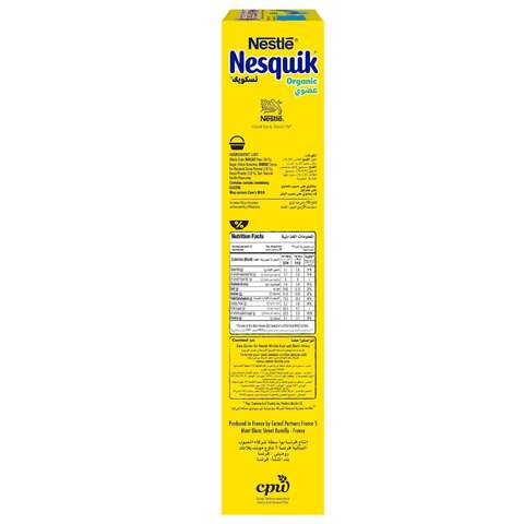 Nesquik Organic Cereals made with Whole Grain 375g Box