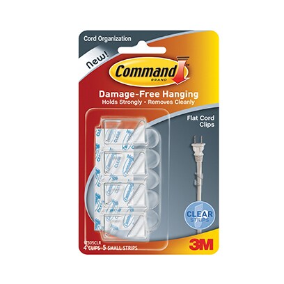 Command adhesive on sale cord clips