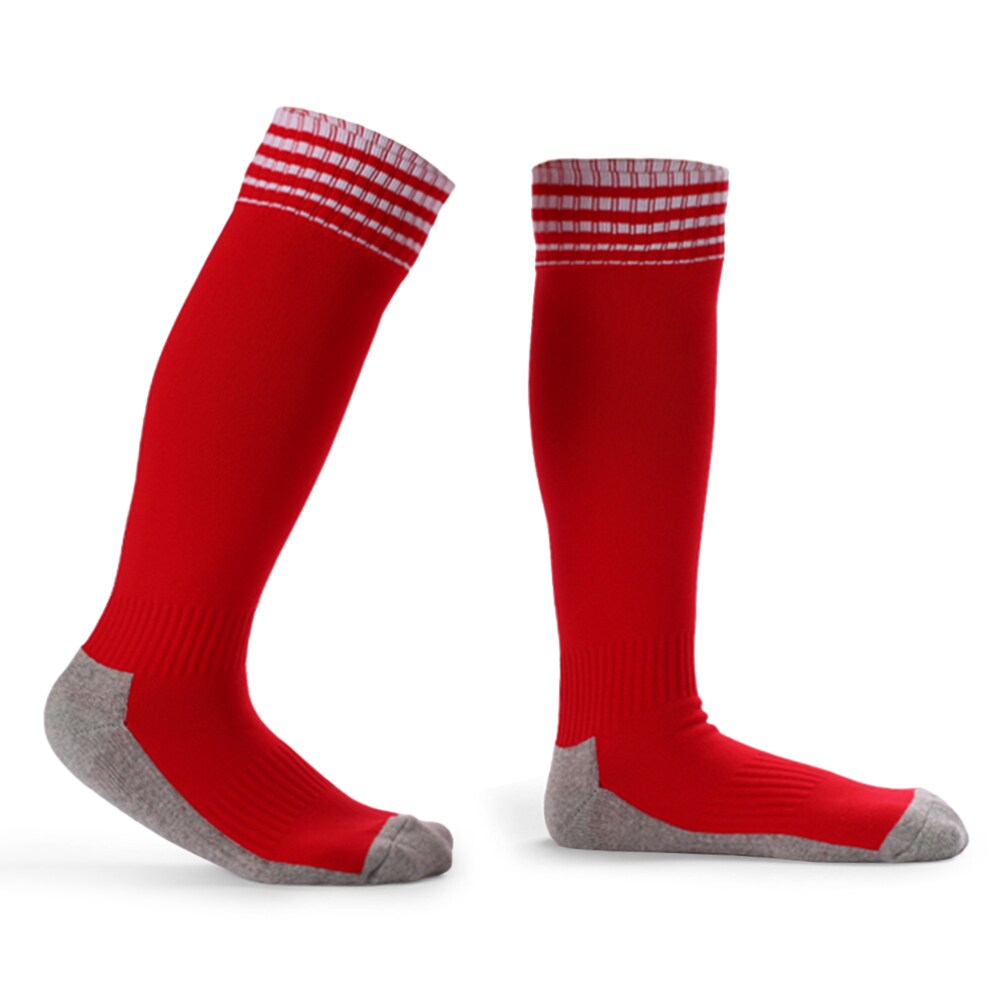 Dsource Unisex Soccer Socks Knee High Stripe Football Tube Socks 2,6,10 Pack