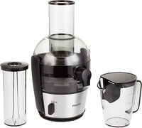 Philips New Viva Juicer Hr1863/22, 700W, Metal Aluminum, 1 Speed, Xl 75 mm Feeding Tube, Quick Clean, Up To 2L Juice In One Go