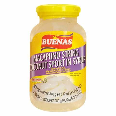 Buenas Macapuno String Coconut Sport In Syrup 340g Online | Carrefour ...