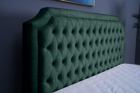 Emerald deals green headboard