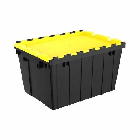 Buy MyChoice Rolling Storage Box With Casters A Blue And Clear 50L Online -  Shop Home & Garden on Carrefour UAE