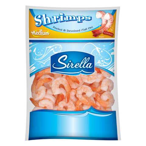 Buy Sirella Medium Cooked Shrimp 400g in Saudi Arabia