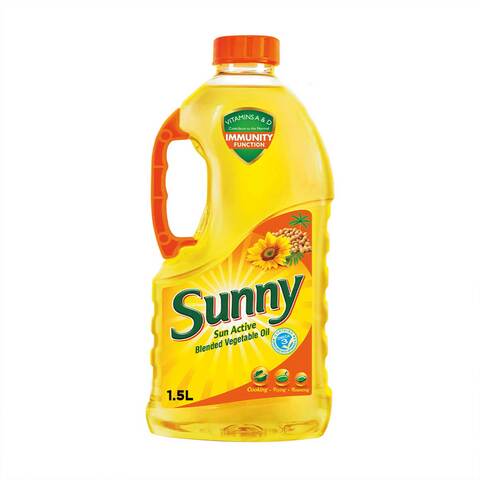 Buy Sunny Sun Active Blended Vegetable Oil 1.5L in Saudi Arabia