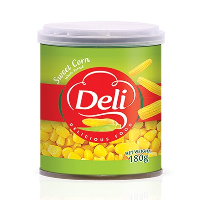 Deli Sweet Corn With Spoon 180GR