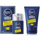Buy Nivea Men Barber Pro Range Beard  Face Moisturizing Gel 50ml + Nivea Men Barber Pro Range Beard  Face Cleansing Wash 100ml + Travel Bag in UAE