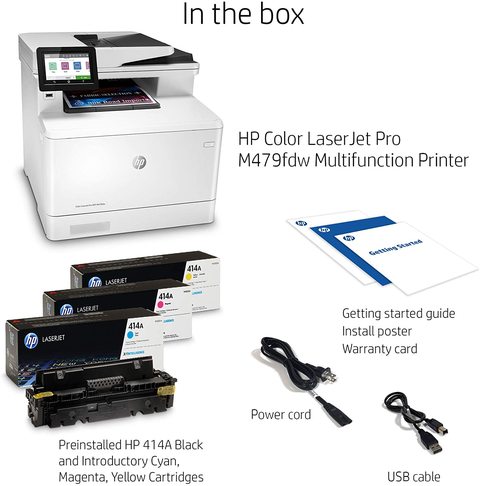 hp color laserjet pro mfp m479fdw a4 colour multifunction laser printer