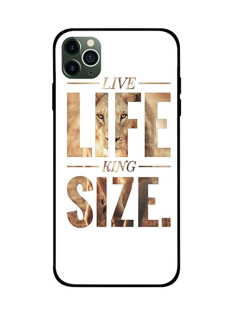 Buy Theodor Protective Case Cover For Apple Iphone 11 Pro Live Life King Size Online Shop Smartphones Tablets Wearables On Carrefour Uae