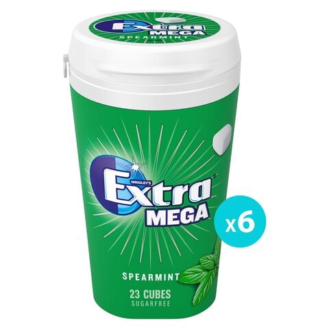 Buy Wrigley's Extra Mega Spearmint Sugar Free Chewing Gum 51.5g