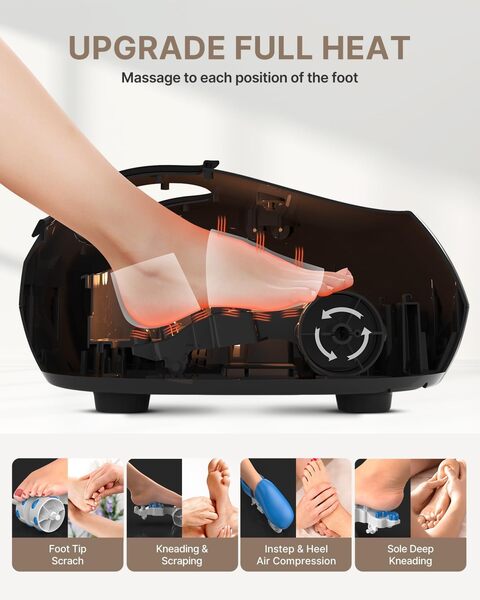 Foot massage deals machine with heat