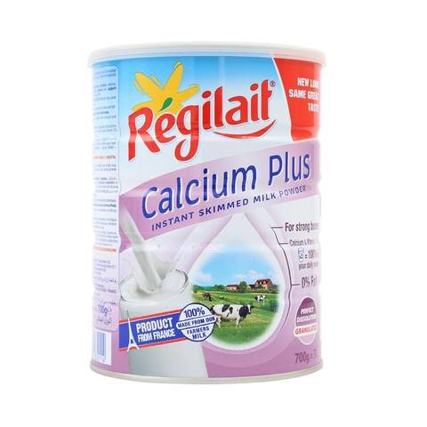 Regilait Calcium Plus Instant Skimmed Milk Powder Can 700g