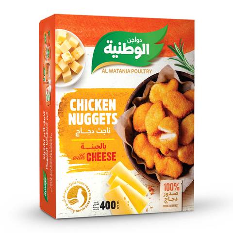 اشتري دواجن الوطنية ناجت الدجاج بالجبنة 400 جرام في السعودية