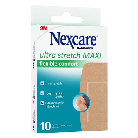 Buy 3M Nexcare Ultra Stretch Maxi Flexible Comfort Bandages 10 Pieces Beige  Online